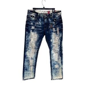 Switch Remarkable Slim Straight Distressed Jeans - Men's 34x30 NWT